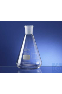 Erlenmeyer conical flask 50 ml, ground joint socket ST 19/26, Duran borosilicate glass 3.3